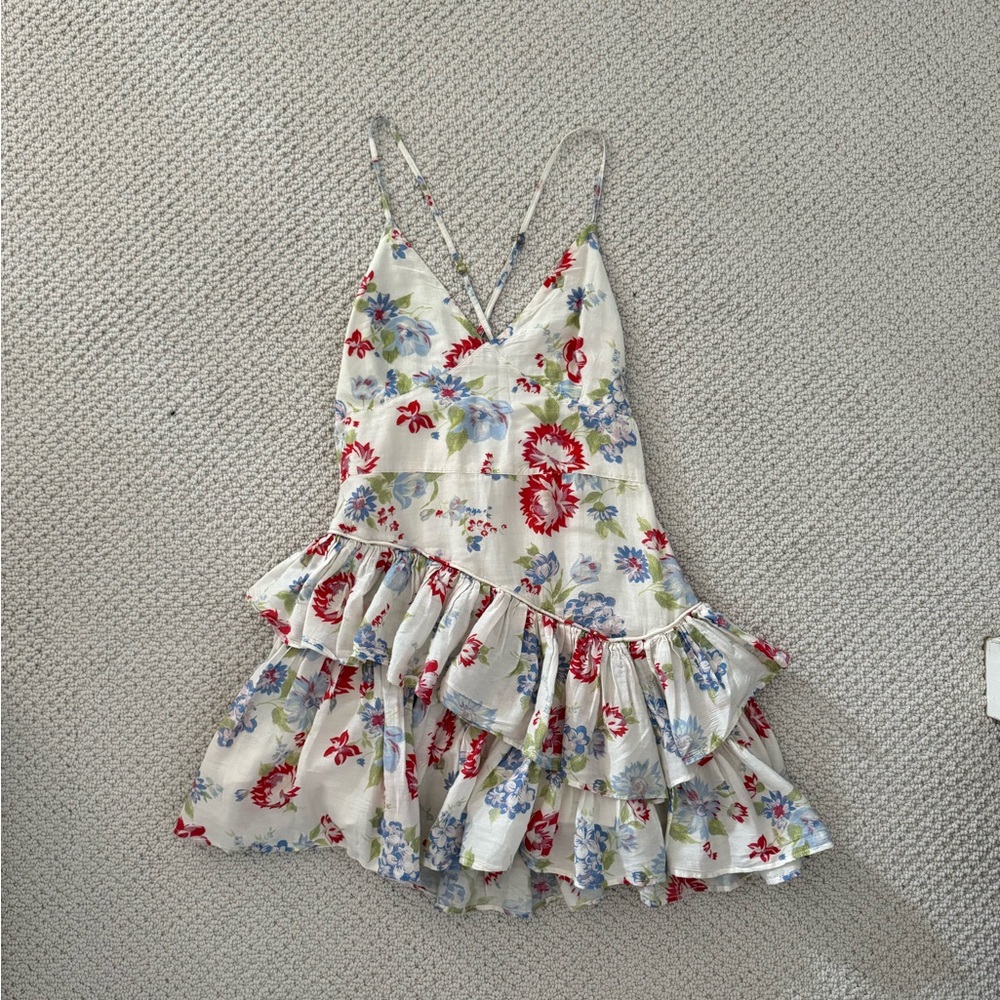Marion dress in cherry skies - Picture 3 of 11